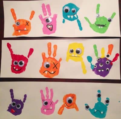 Handprint craft ideas for kids