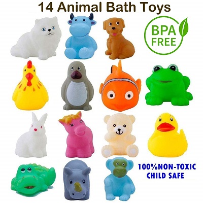 non plastic bath toys